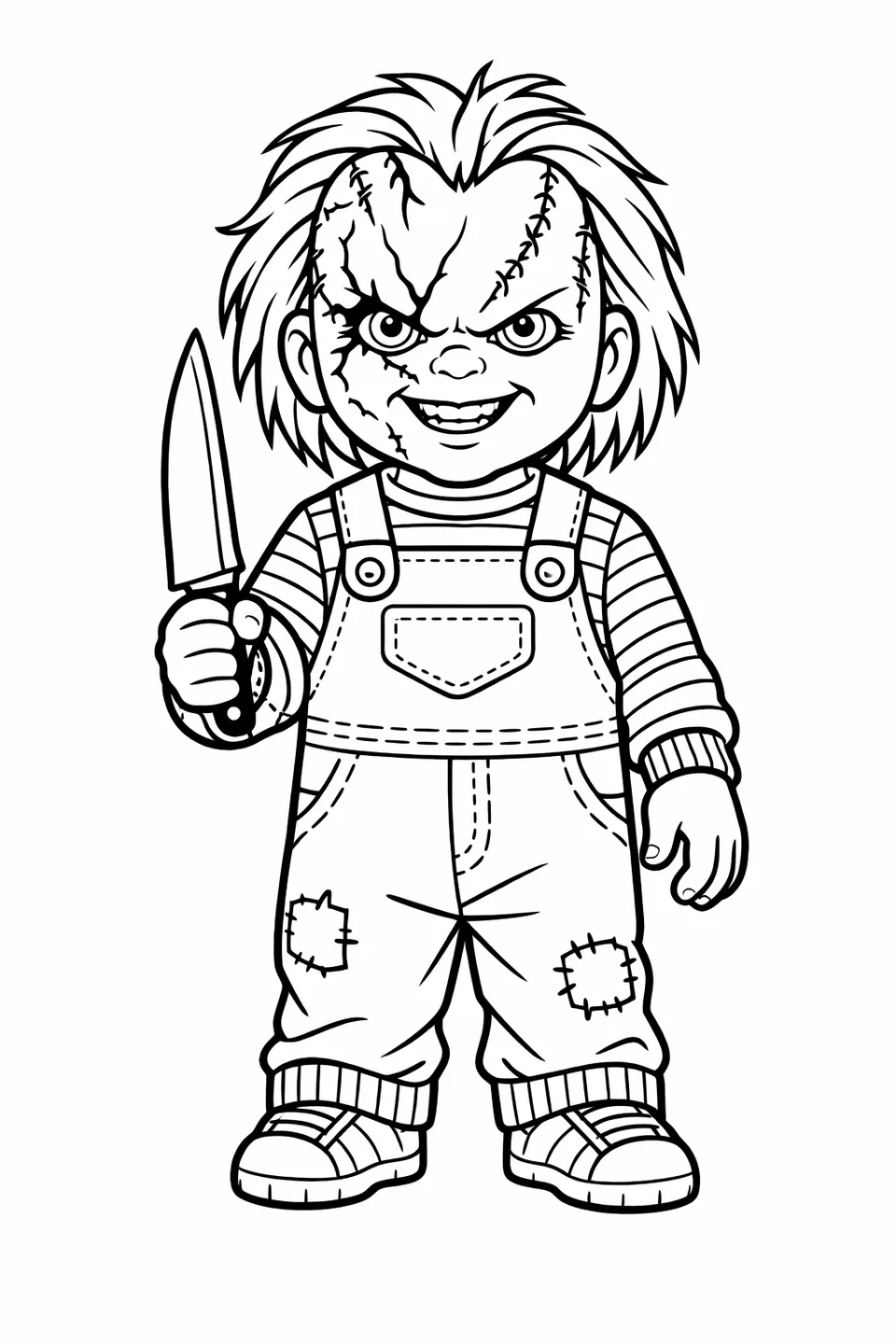 Chucky Coloring Pages