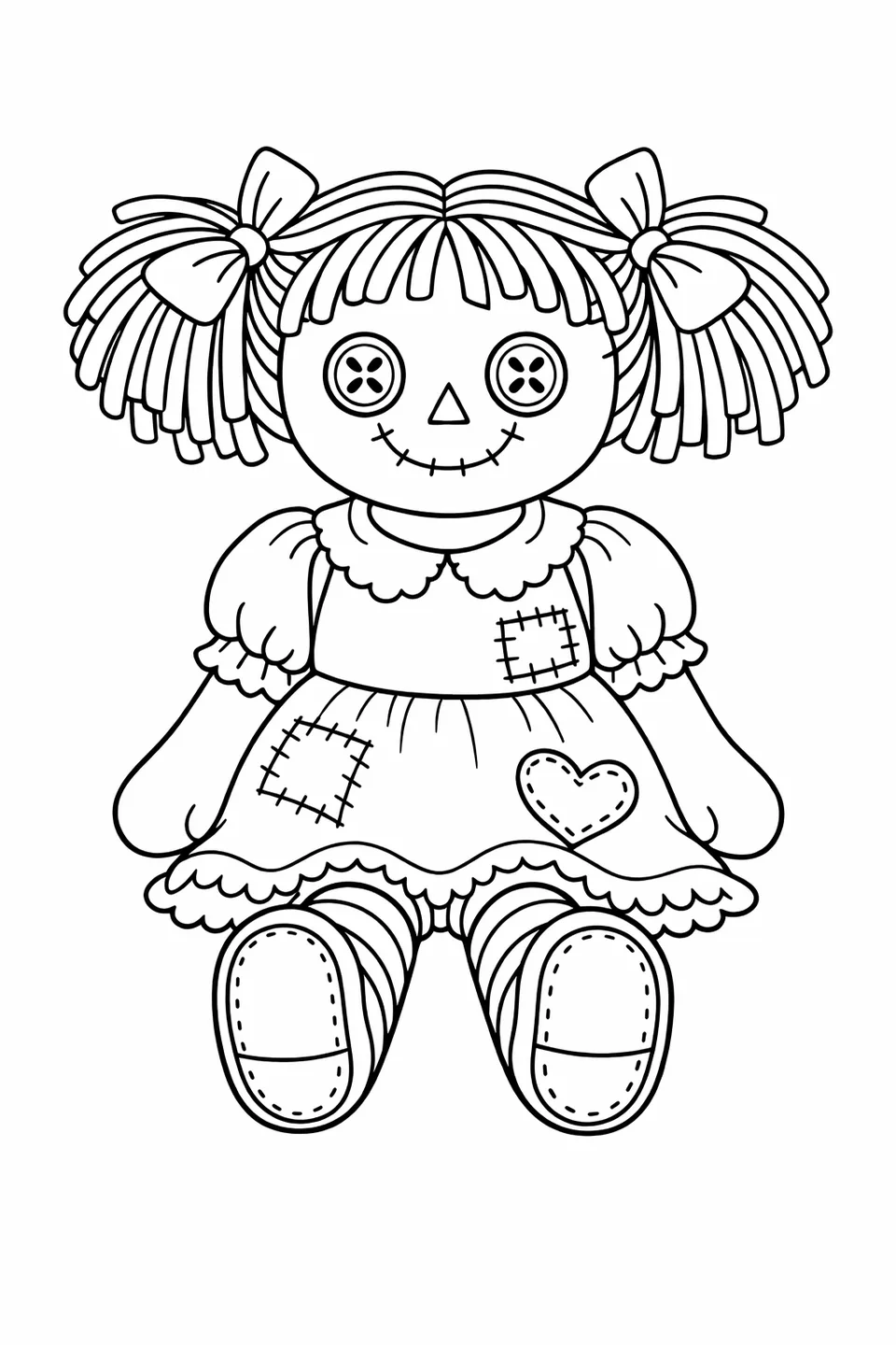 Dolls Coloring Pages