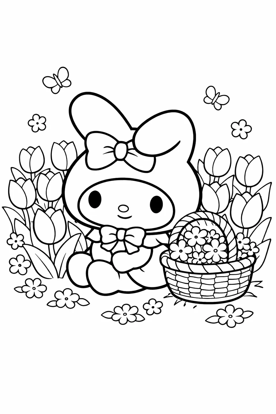 My Melody Coloring Pages