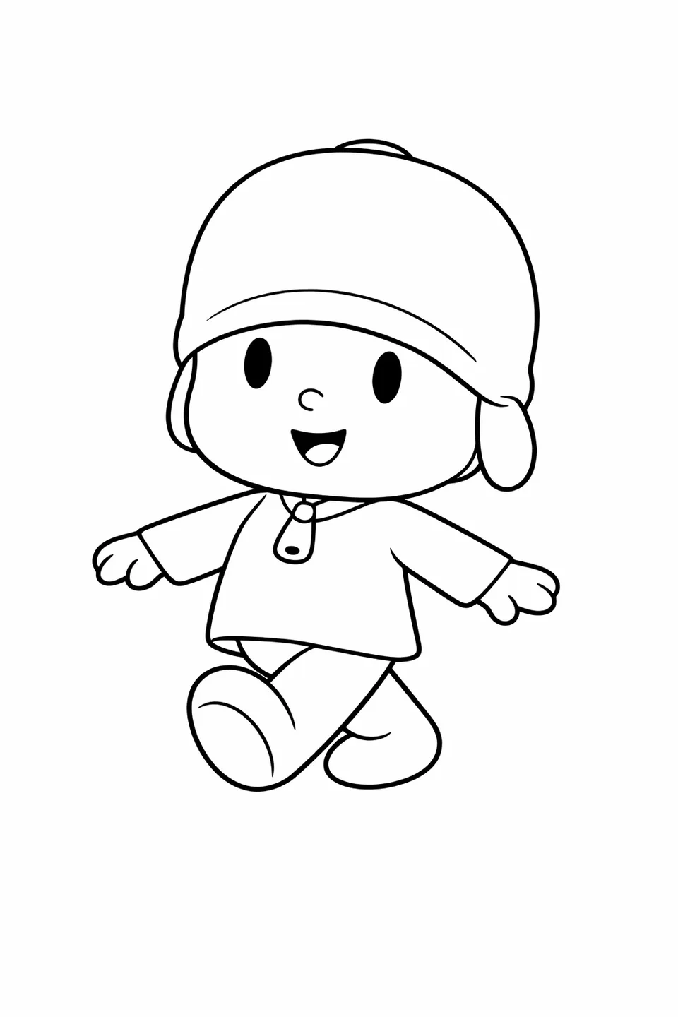 Pocoyo Coloring Pages