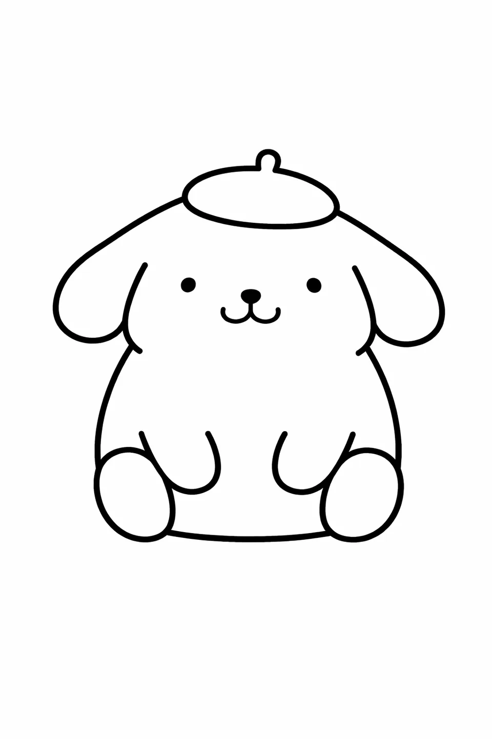 Pompompurin Coloring Pages